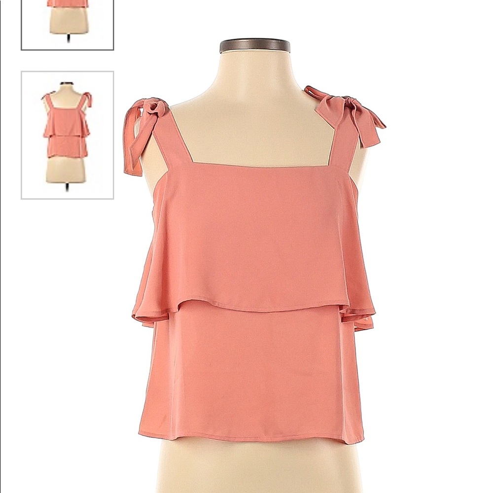 Ann Taylor LOFT Pink blouse M size